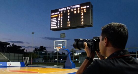 capturing scoreboard and context shots
