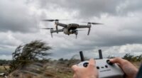challenging drone wind management