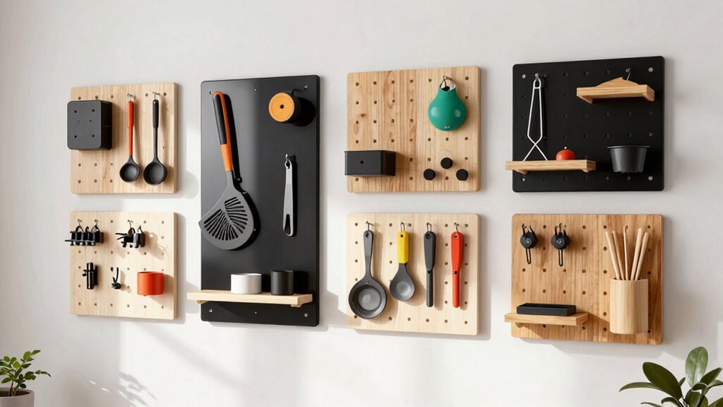 efficient customizable pegboard systems