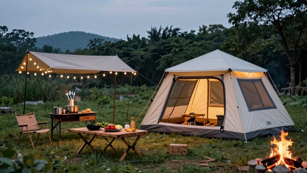 essential outdoor cooking shelter