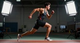 fast paced athlete lighting