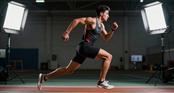 fast paced athlete lighting