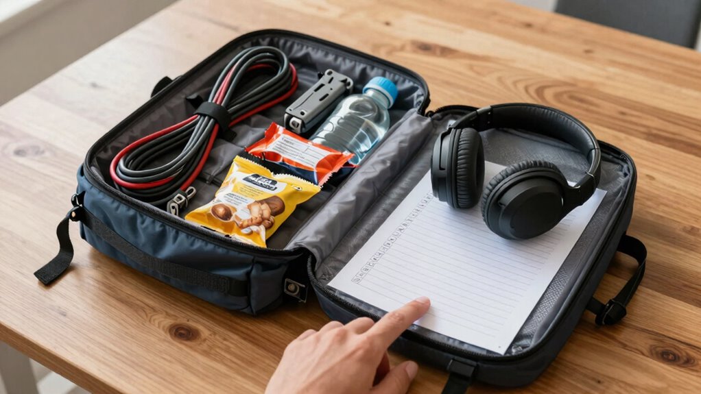 final packing and safety check