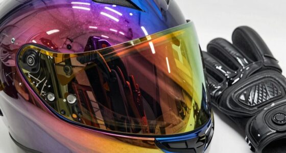 helmet reflectivity and gloss