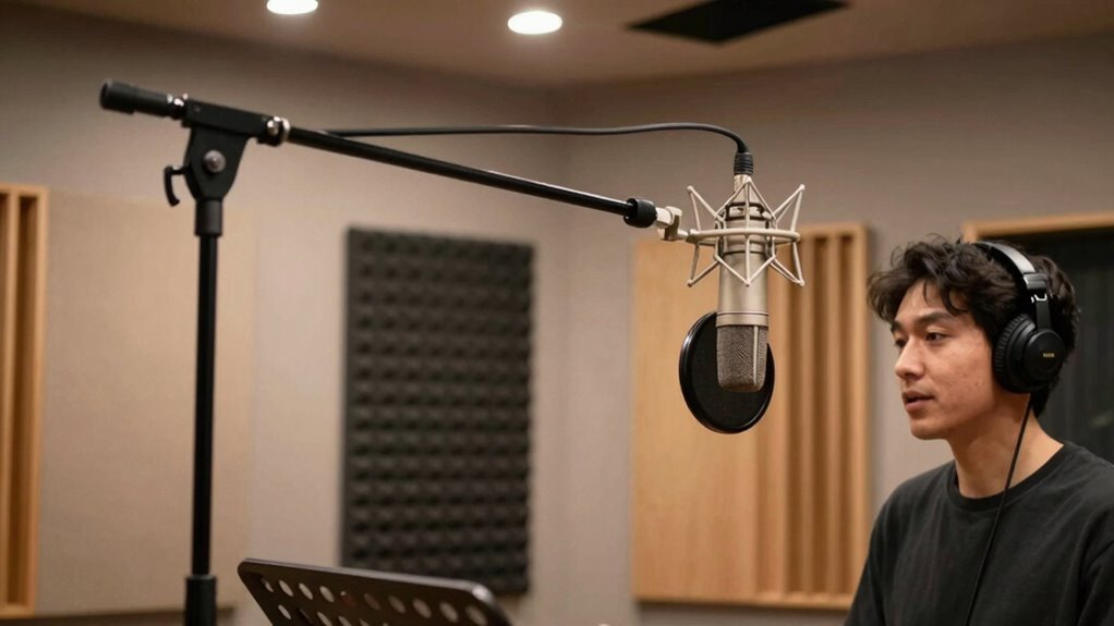 microphone positioning for clear dialogue