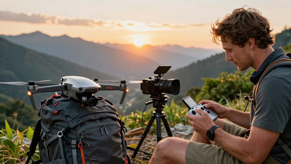 optimal drone travel setup