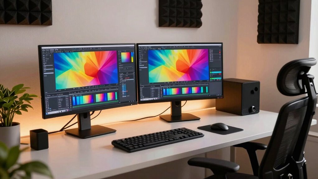 optimal editing workspace setup