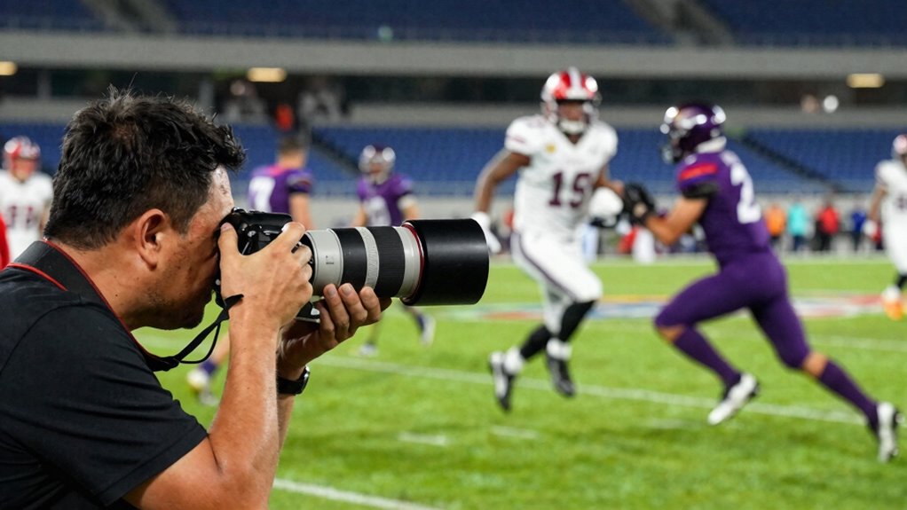 optimal football photography equipment