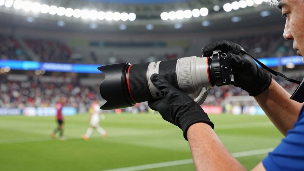 optimal moments for lens changes