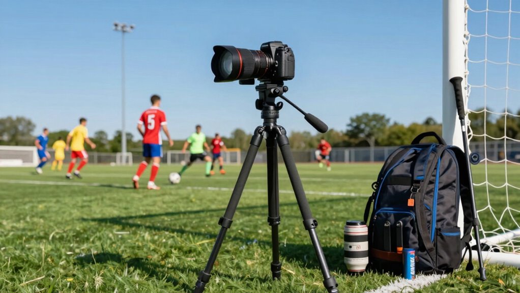 optimal soccer photography setup