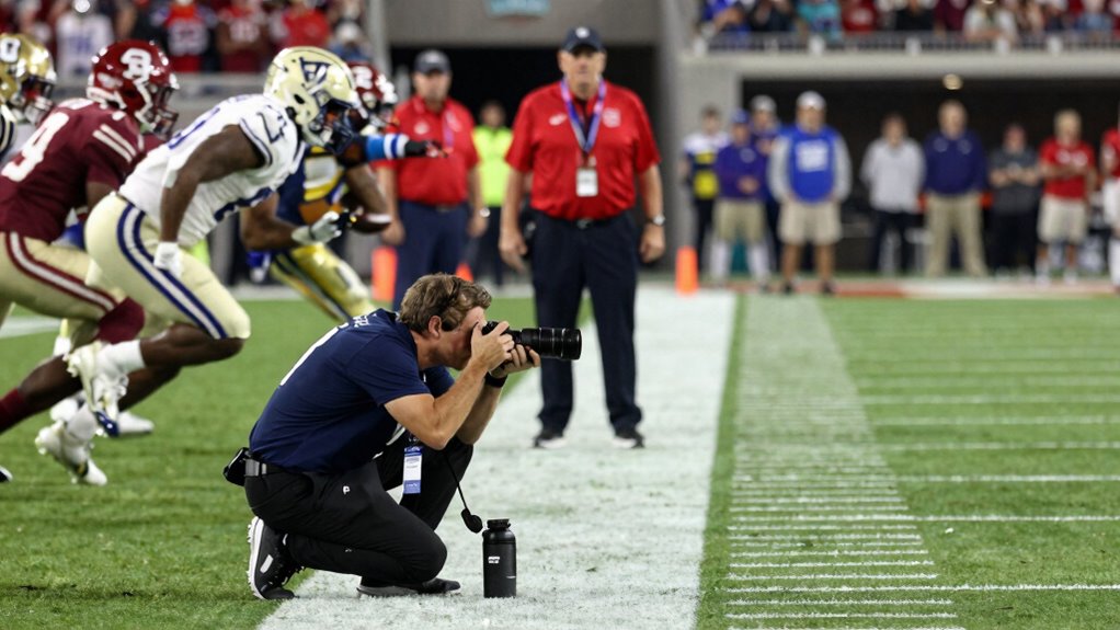 optimal sports sideline positioning