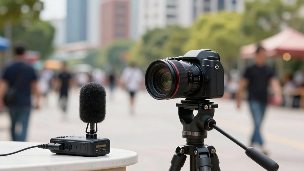optimize camera audio setup
