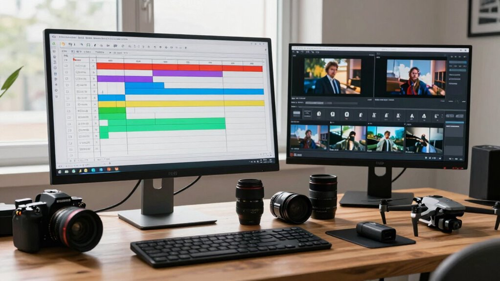 organize footage by event