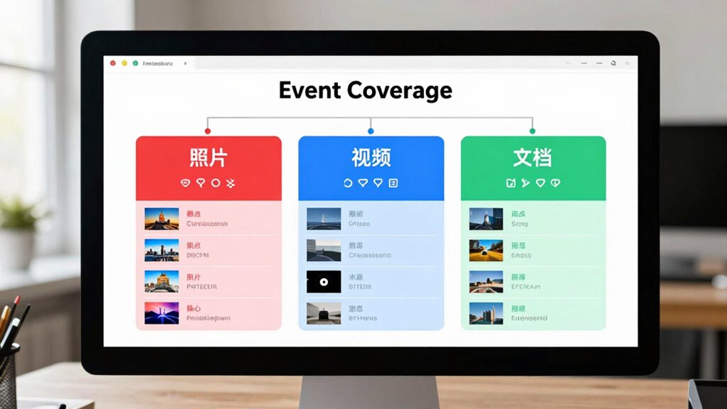 organize media by type