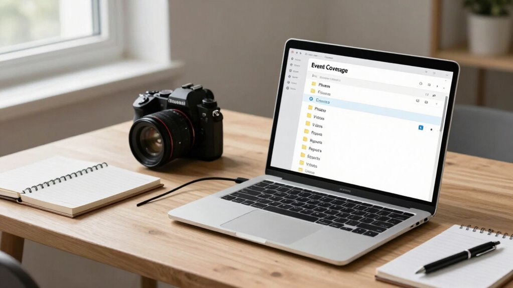 organized event file structure