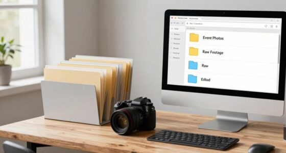 organized event media files