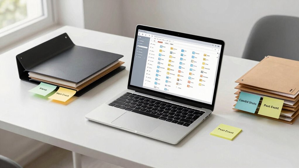organized files enhance event efficiency