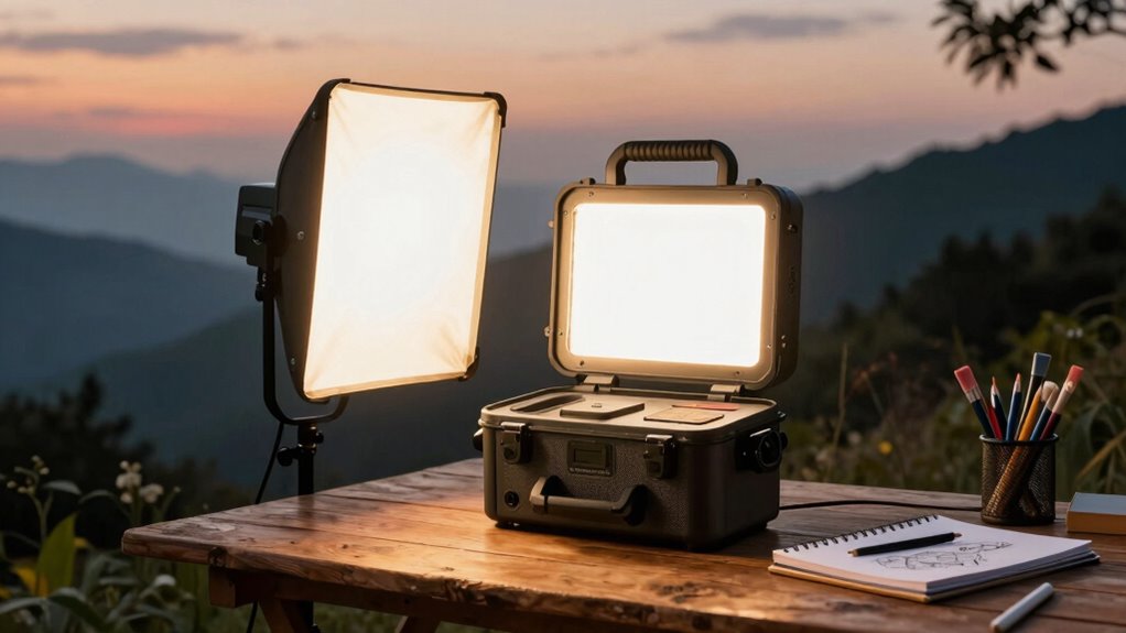portable lighting for outdoor photography