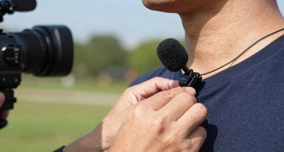 proper outdoor lav mic placement