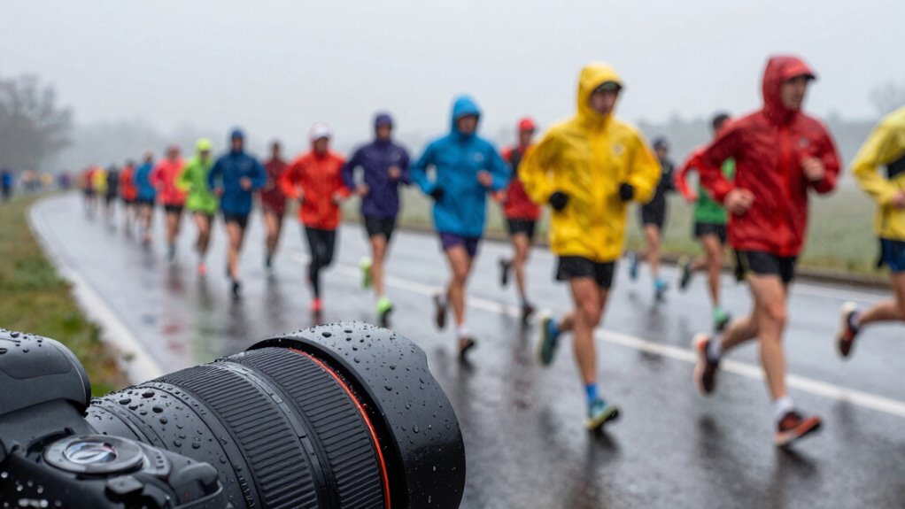rainy race photography gear essentials