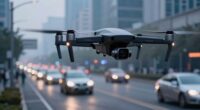 safe drone car tracking