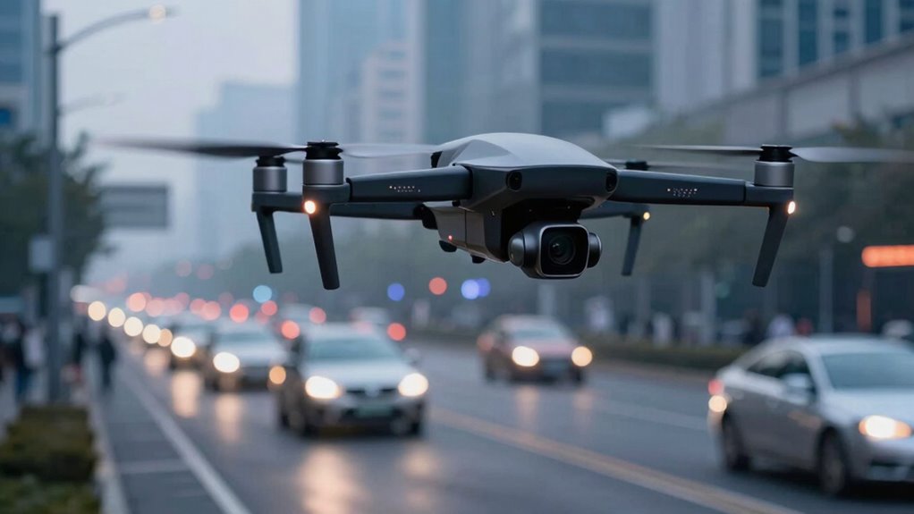 safe drone car tracking