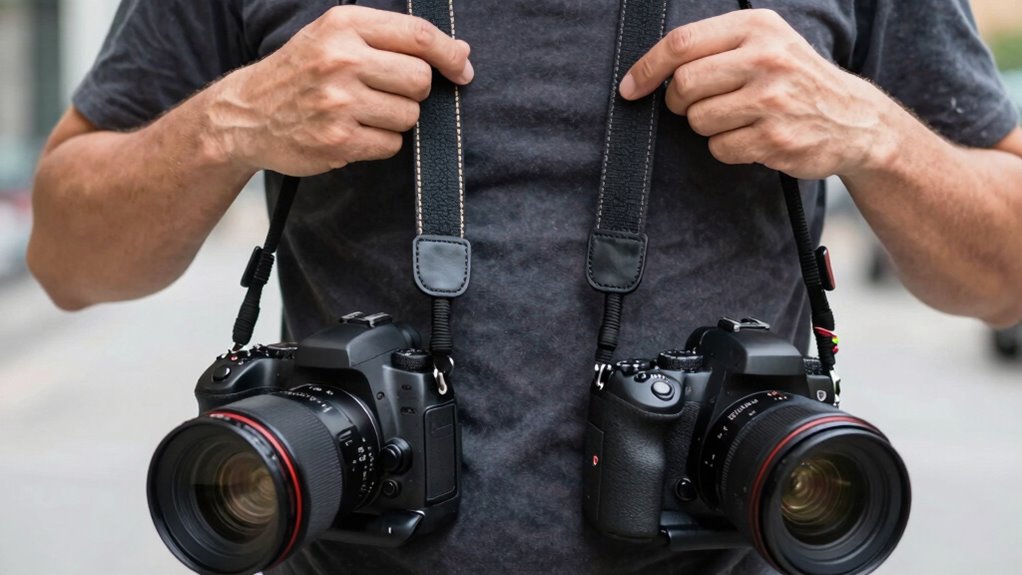 secure quick access dual straps
