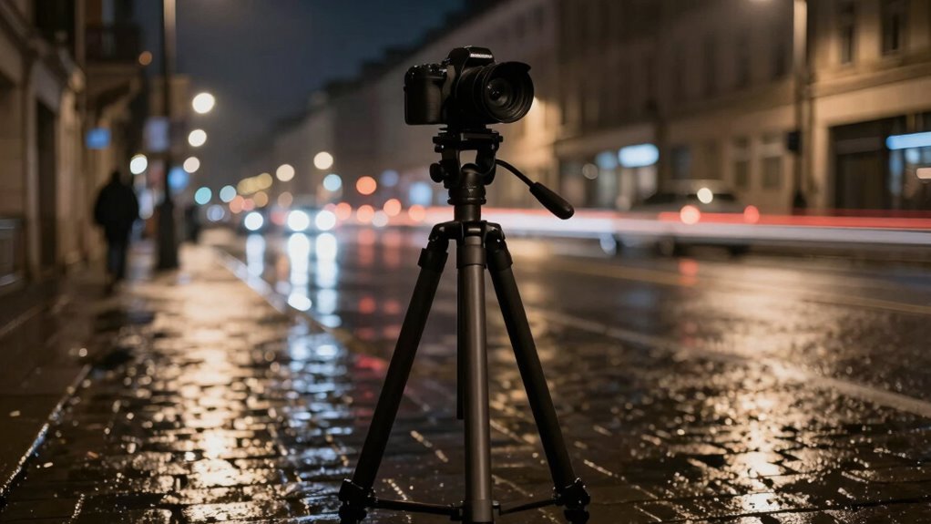 tripod stability enhances night photography