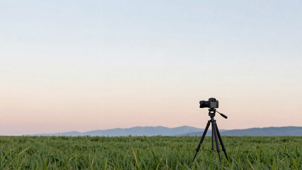 use tripod and level gauge