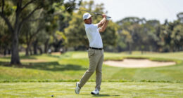 Hovland leads, Lowry in contention in Connecticut