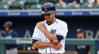 Braves' Martín Perez hit in forearm, likely will need IL stint