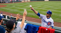 Chicago Cubs Outfielder Ian Happ Tossed A Ball To The Fans With $300 Wrapped Around It To Buy Beers For A Bunch Of Fans