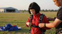 Jucika And Skydiving Training